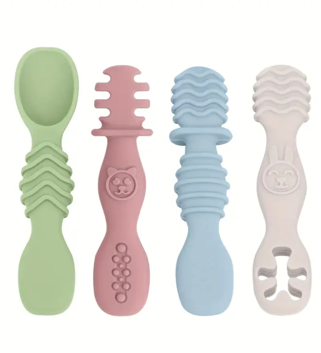 4 Piece Set Of Silicone Utensils