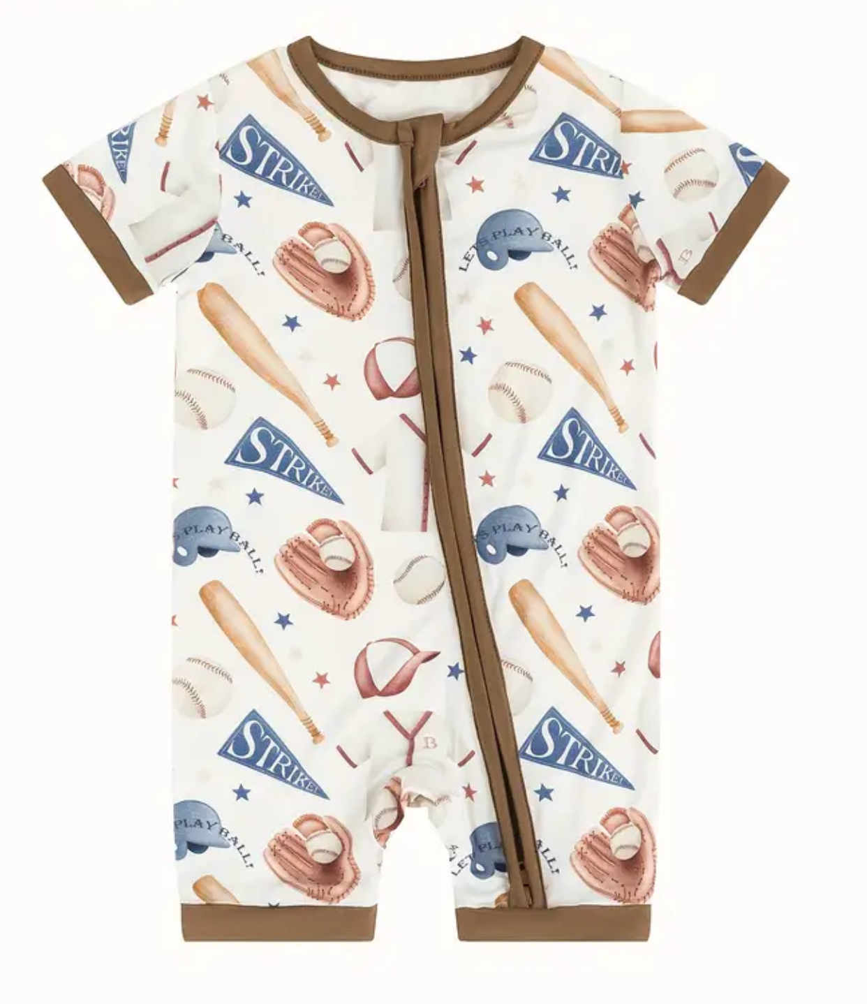 Baseball Bamboo Shortie