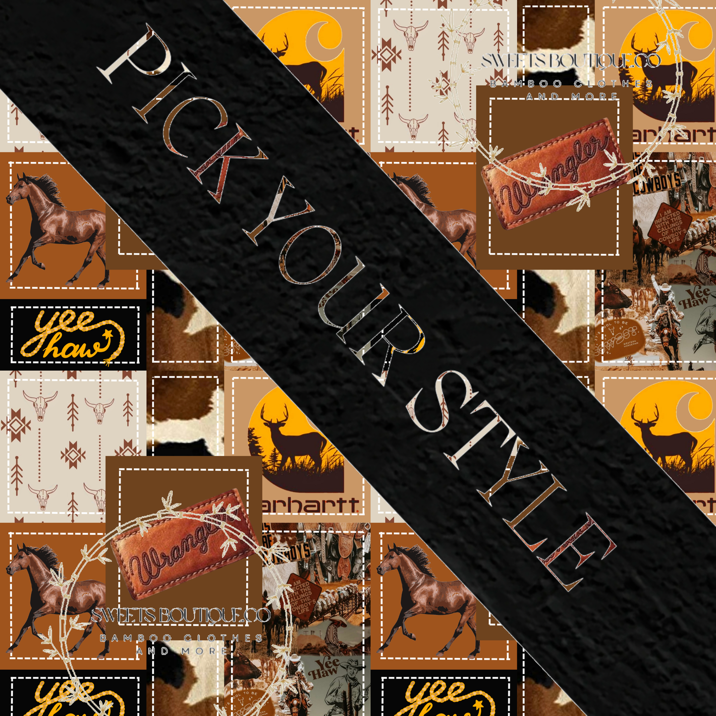 Boys boys patch work