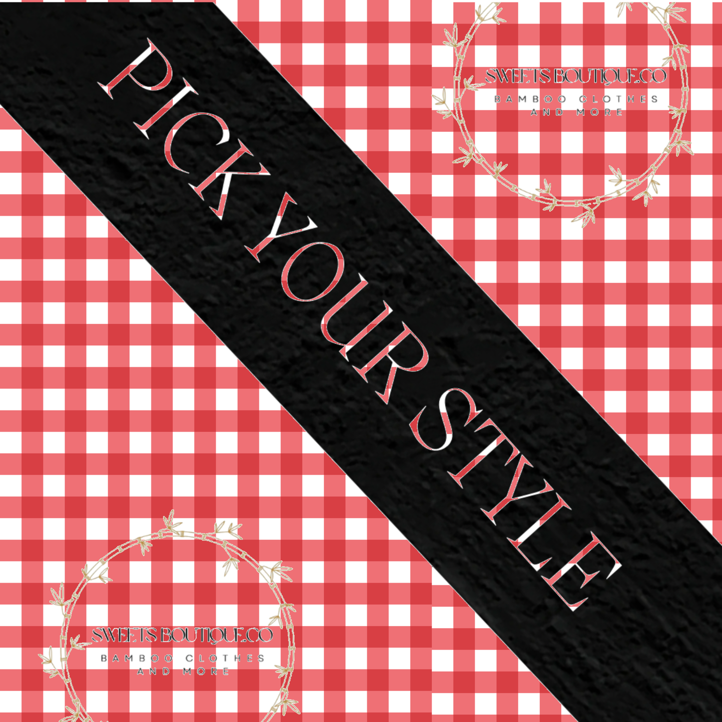 Red plaid ￼