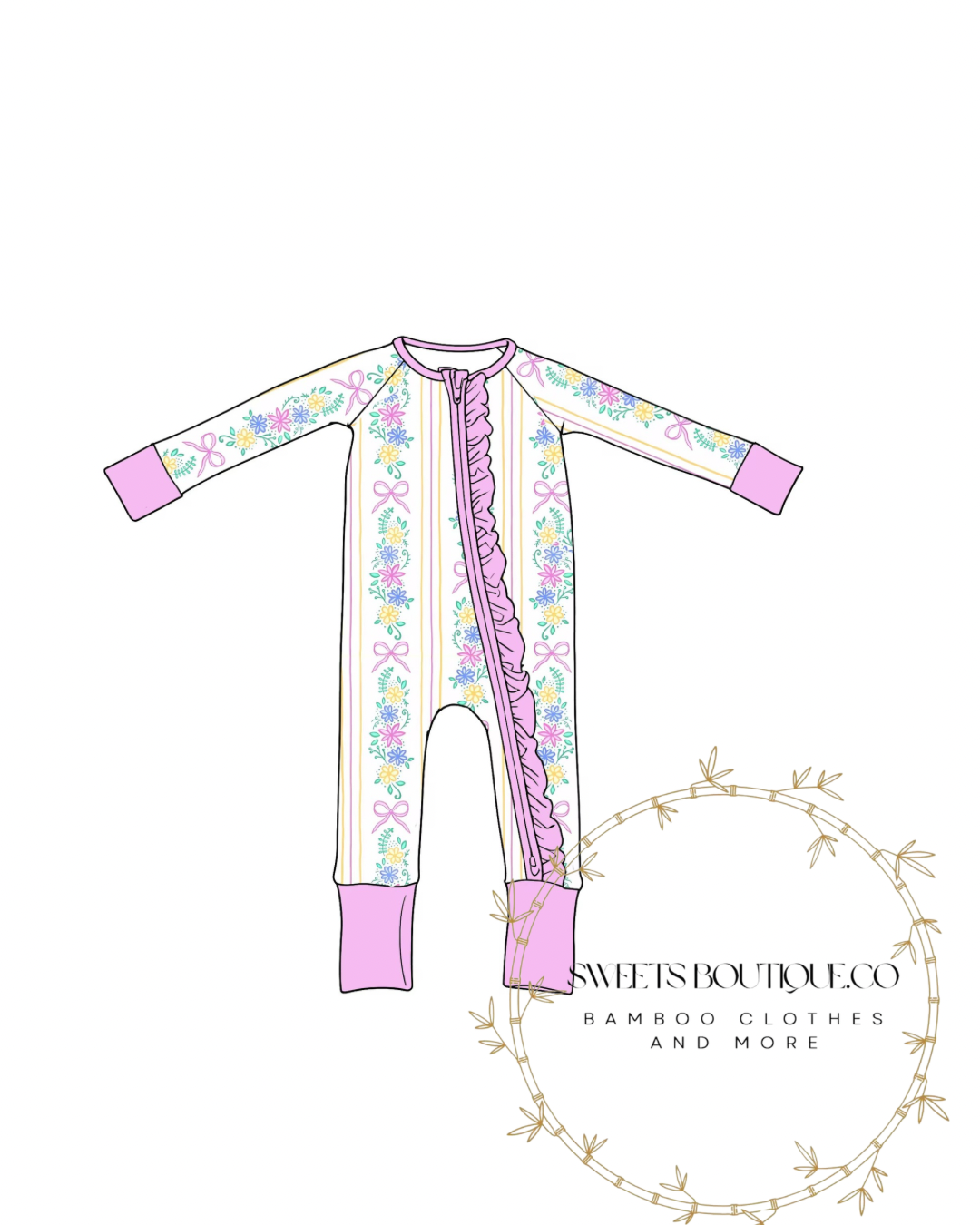 Girl bamboo sets & zippys