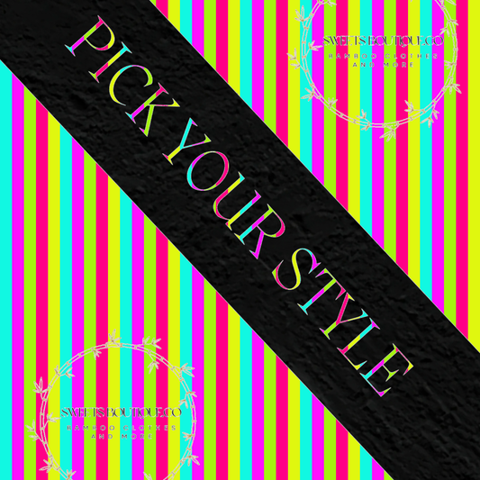 Neon stripes
