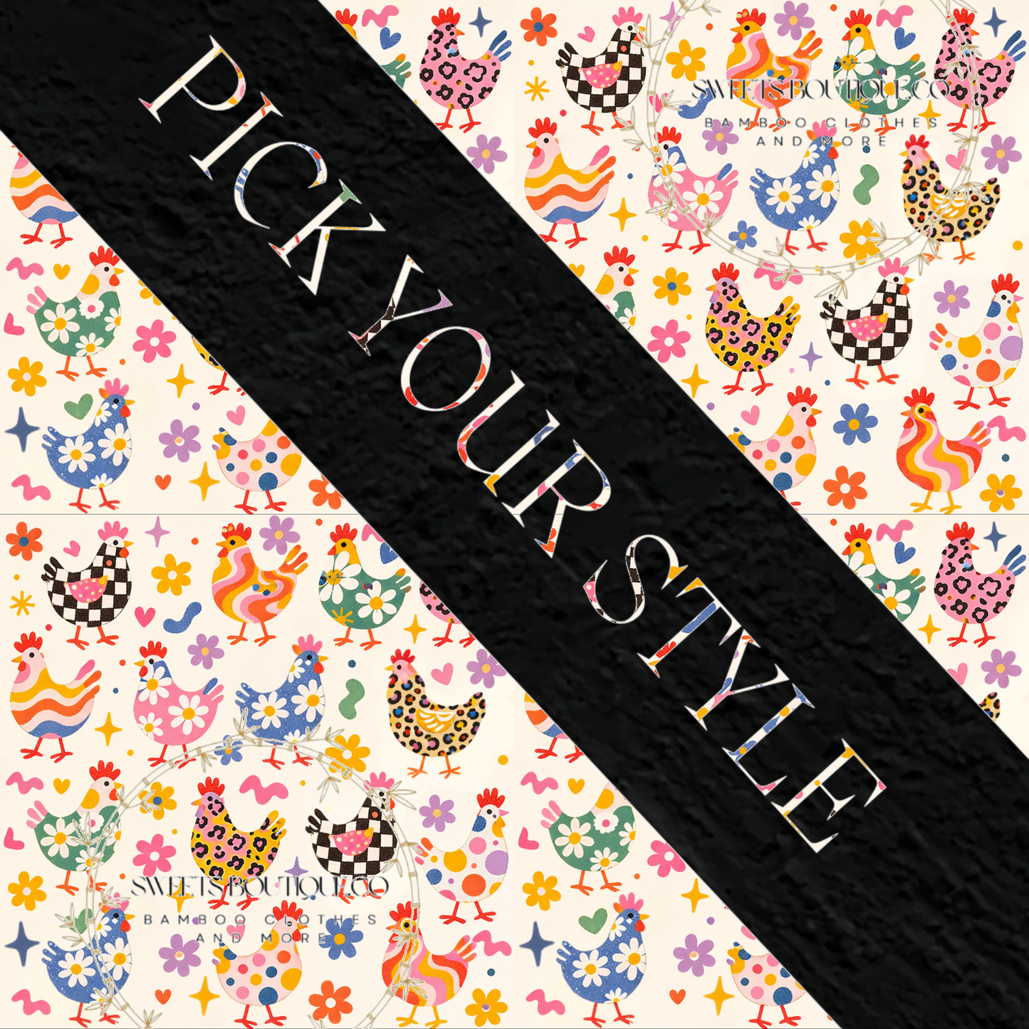 Chickens & prints