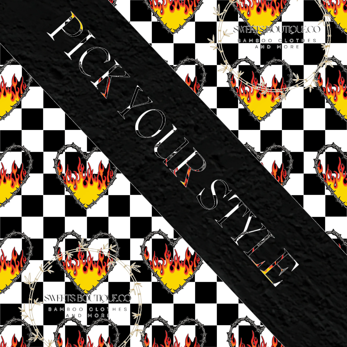 Heart flames checks