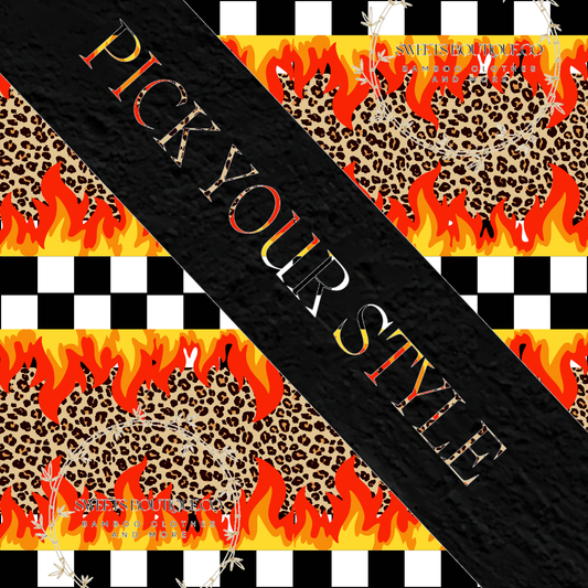Flames checks & cheetah
